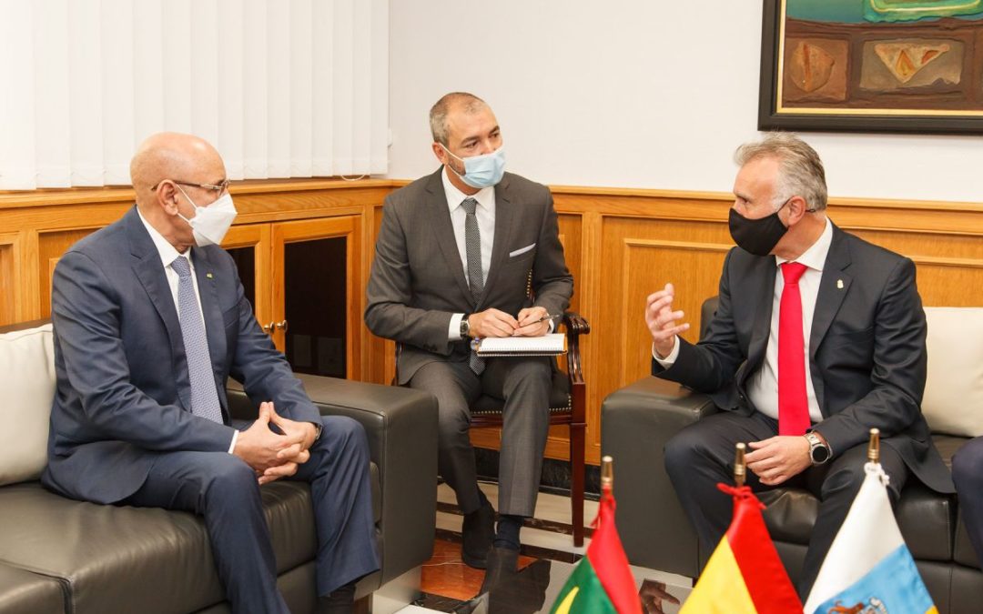 El presidente mauritano refuerza las relaciones con Canarias en una visita a las islas
